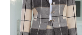 Le blazer à carreaux (13401588)