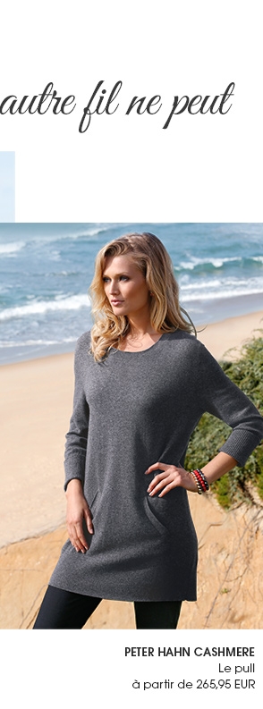 Le pull tunique 100% cachemire (90637088)