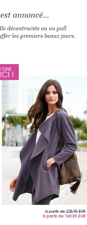 La veste longue en pure laine vierge (82378177)