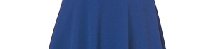 La robe manches courtes avec dentelle (13789677)