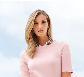 La robe en jersey ligne droite (14085577)