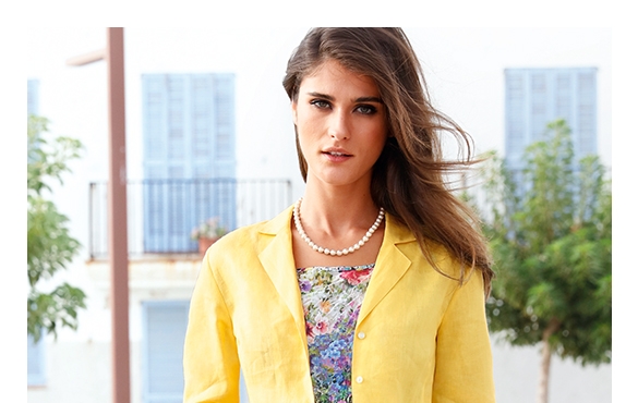 Le blazer-chemisier en pur lin (72876677)