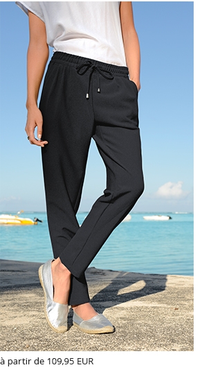 Le jogg pant en polyester et viscose (63595677)