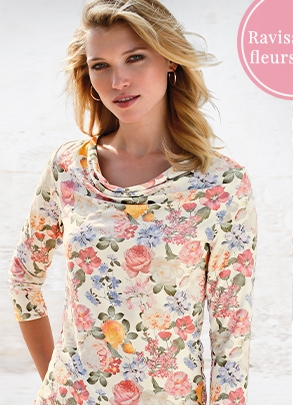 Le T-shirt col bénitier à manches 3/4 (90894077)