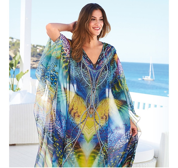 Le cafetan en jersey 100% polyester (26081077)