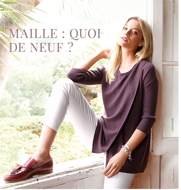 Le pull à manches 3/4 et encolure dégagée (92163888)